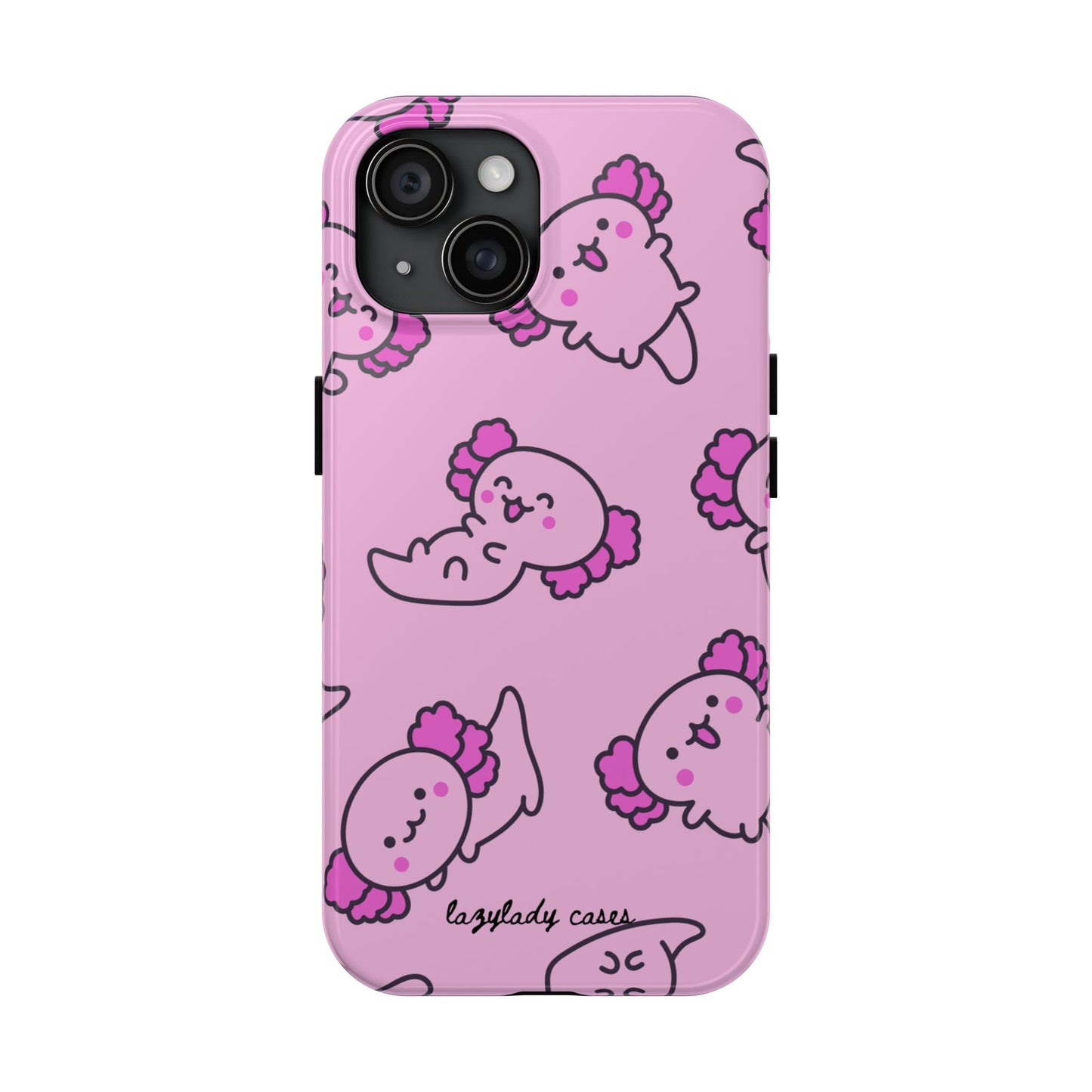 Cute Pink Sea Axo Phone Case - Tough & Stylish