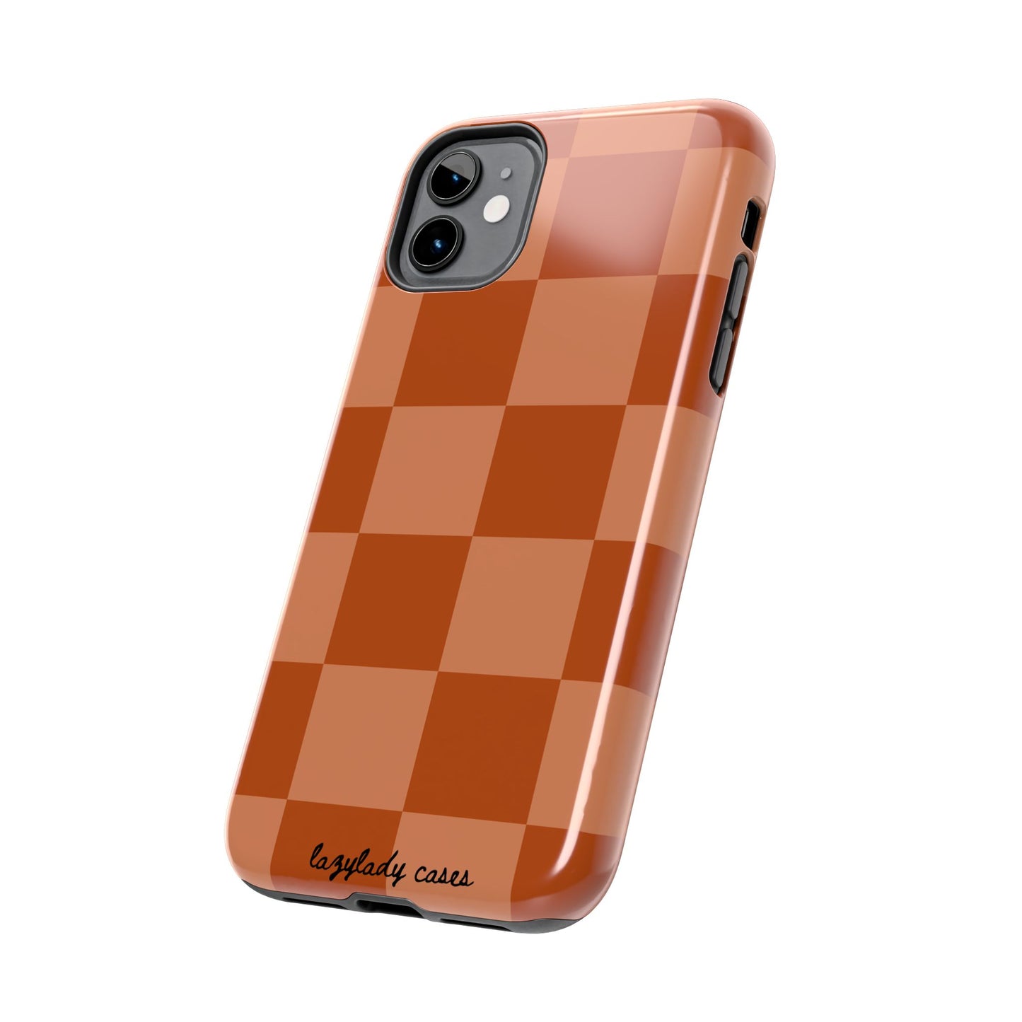 Rustic Checker Phone Cases - Durable & Stylish for Everyday Protection