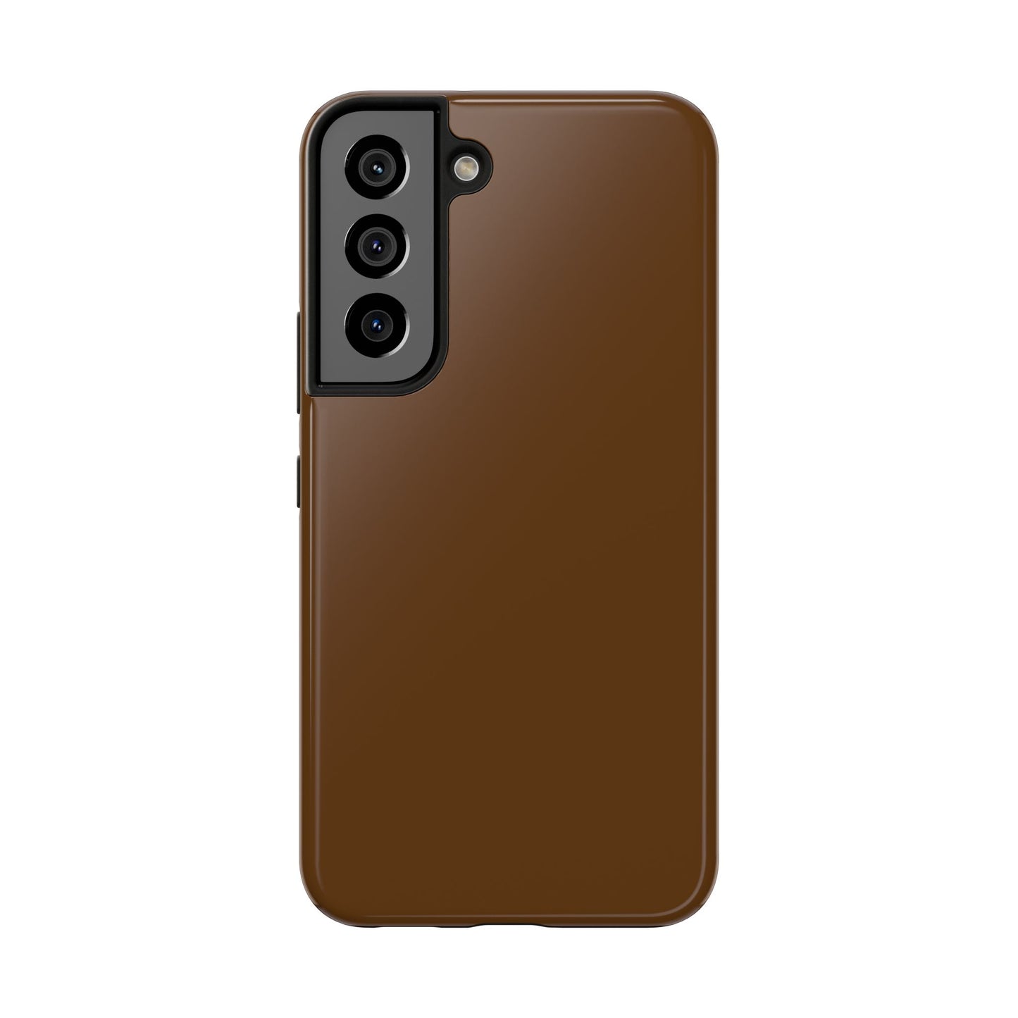 Brown Tough Phone Case — Rugged Shockproof iPhone Cover