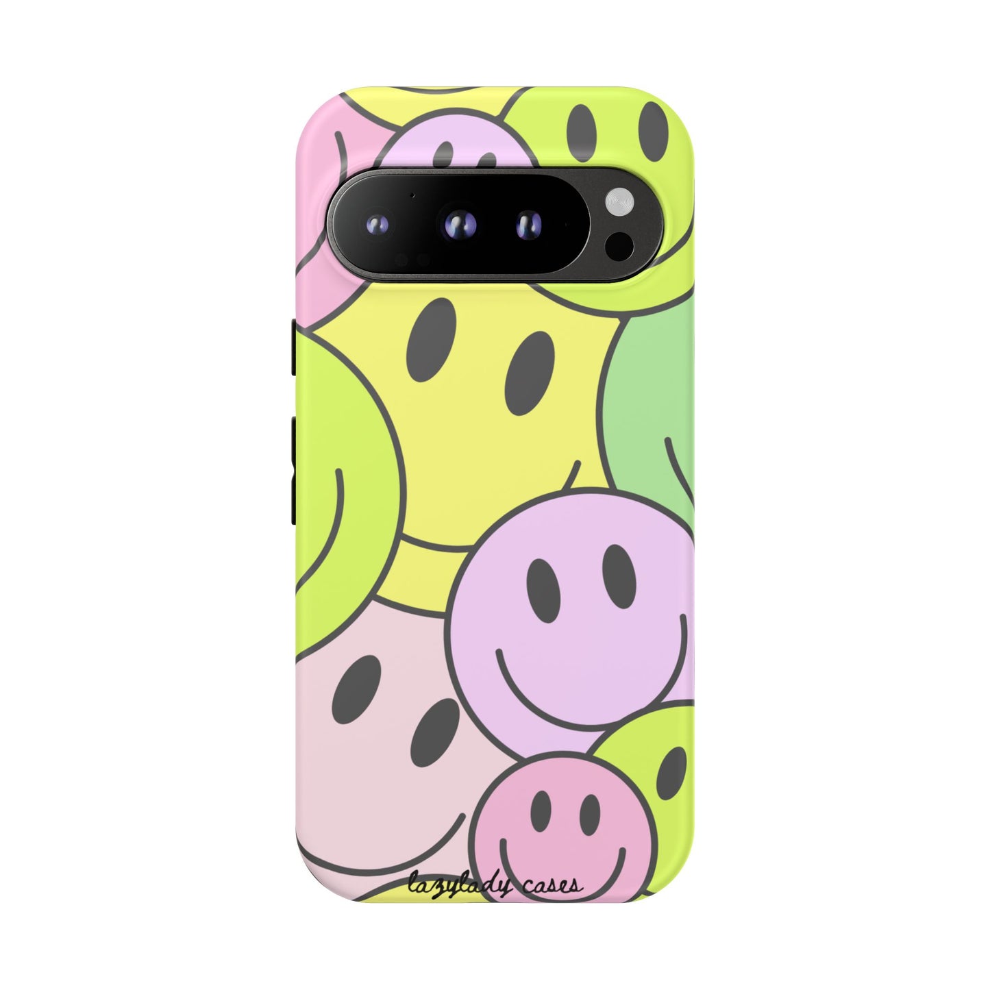 Colorful Smile Face Phone Case - Tough Protection & Fun Design