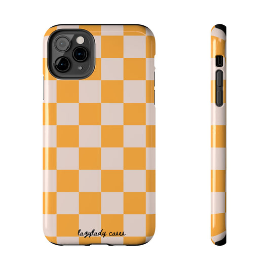 Bright Checkerboard Tough Phone Case - Stylish & Durable Protection