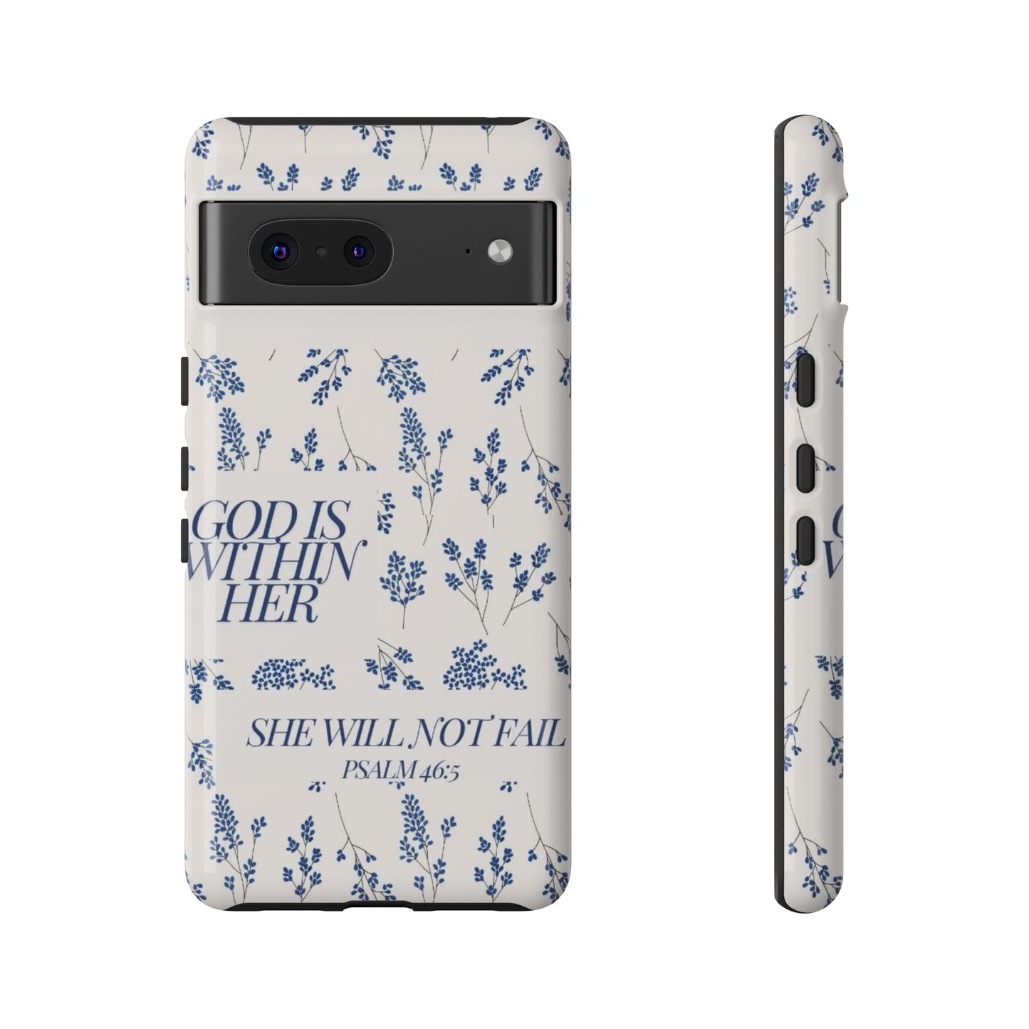 Within Her Cases - Floral Phone Case with Inspirational Quote, Motivational Gifts for Her, Bible Verse Design, Durable Case for iPhone, [...]