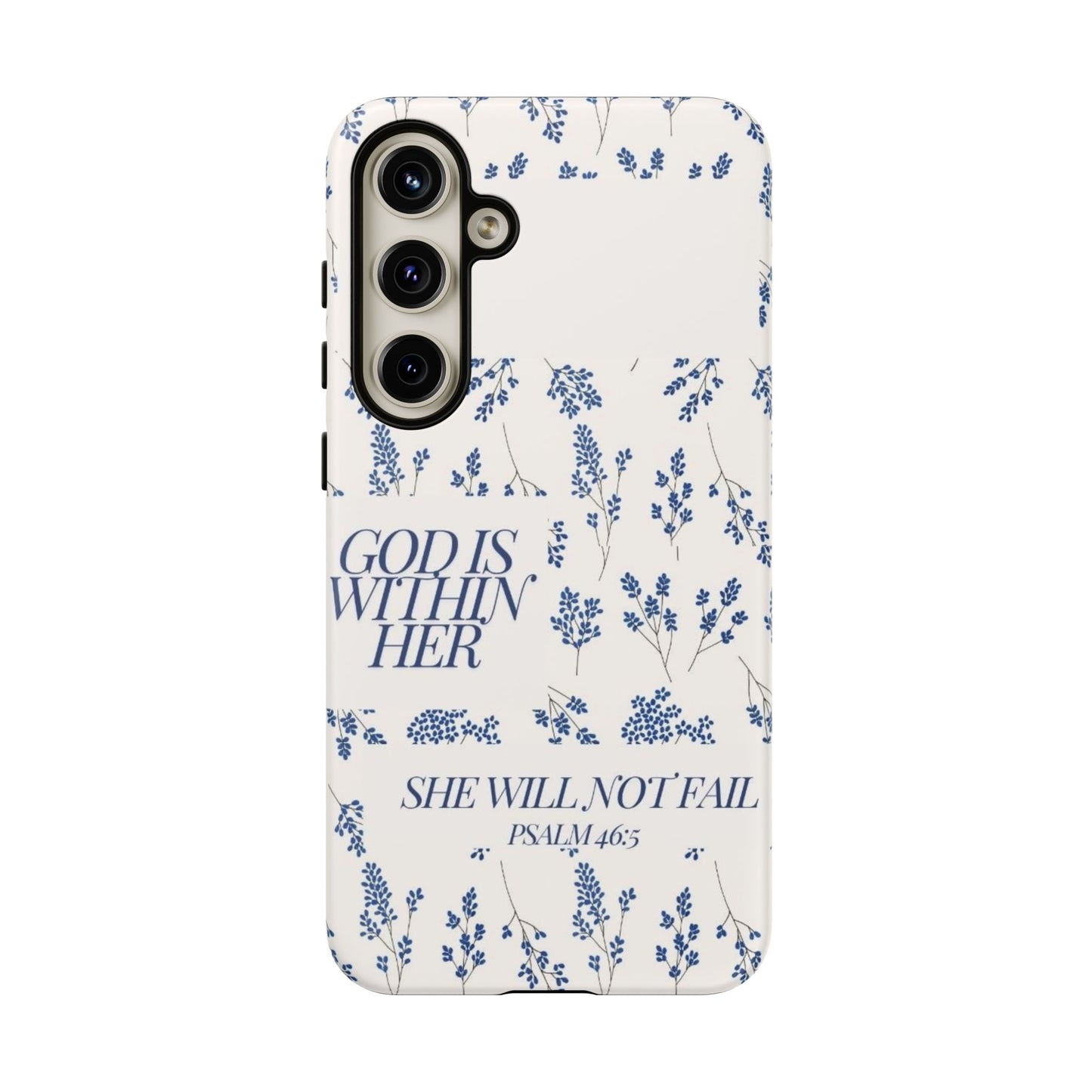 Within Her Cases - Floral Phone Case with Inspirational Quote, Motivational Gifts for Her, Bible Verse Design, Durable Case for iPhone, [...]