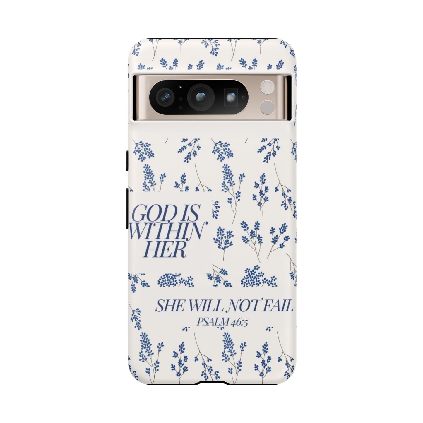 Within Her Cases - Floral Phone Case with Inspirational Quote, Motivational Gifts for Her, Bible Verse Design, Durable Case for iPhone, [...]