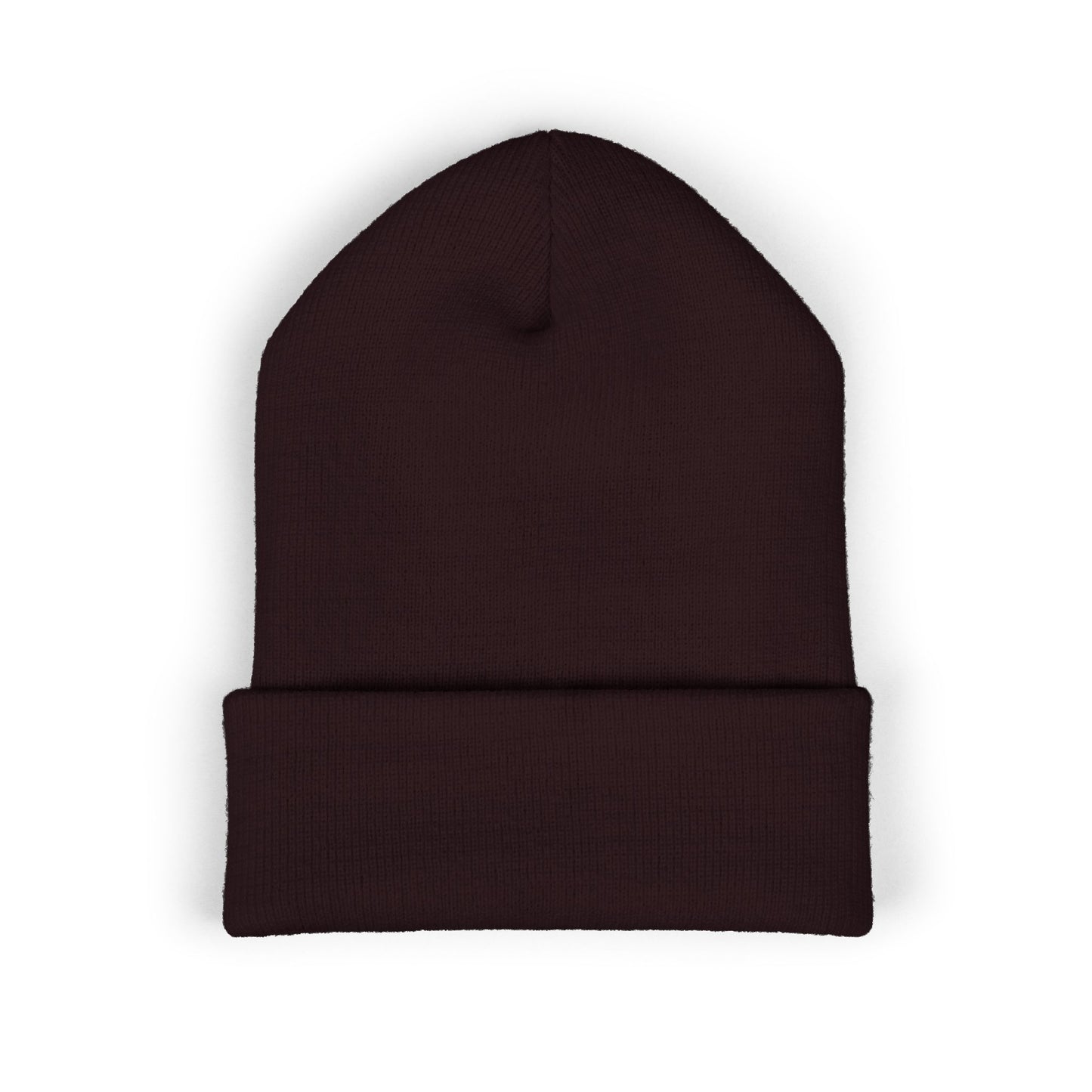 One Love Embroidered Cuffed Beanie — Classic Knit Winter Hat