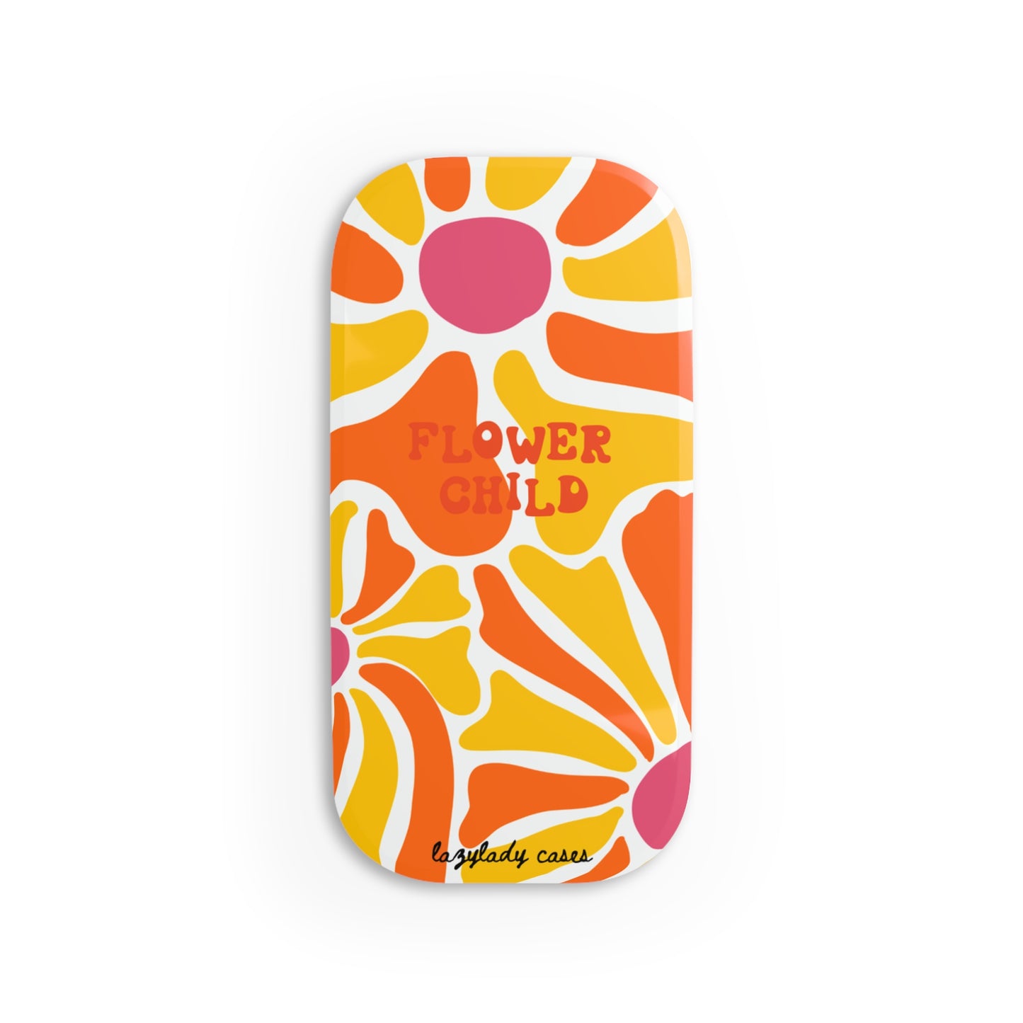 Flower Child Phone Click-On Grip | Vibrant Floral Stand for Fun and Style