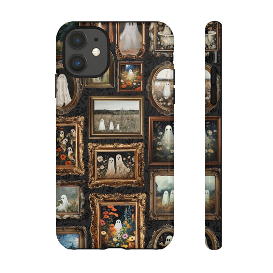 Ghostly Artwork Phone Case | Tough Cases for Halloween, Spooky Decor, Gifts for Horror Fans, Unique Phone Accessories
