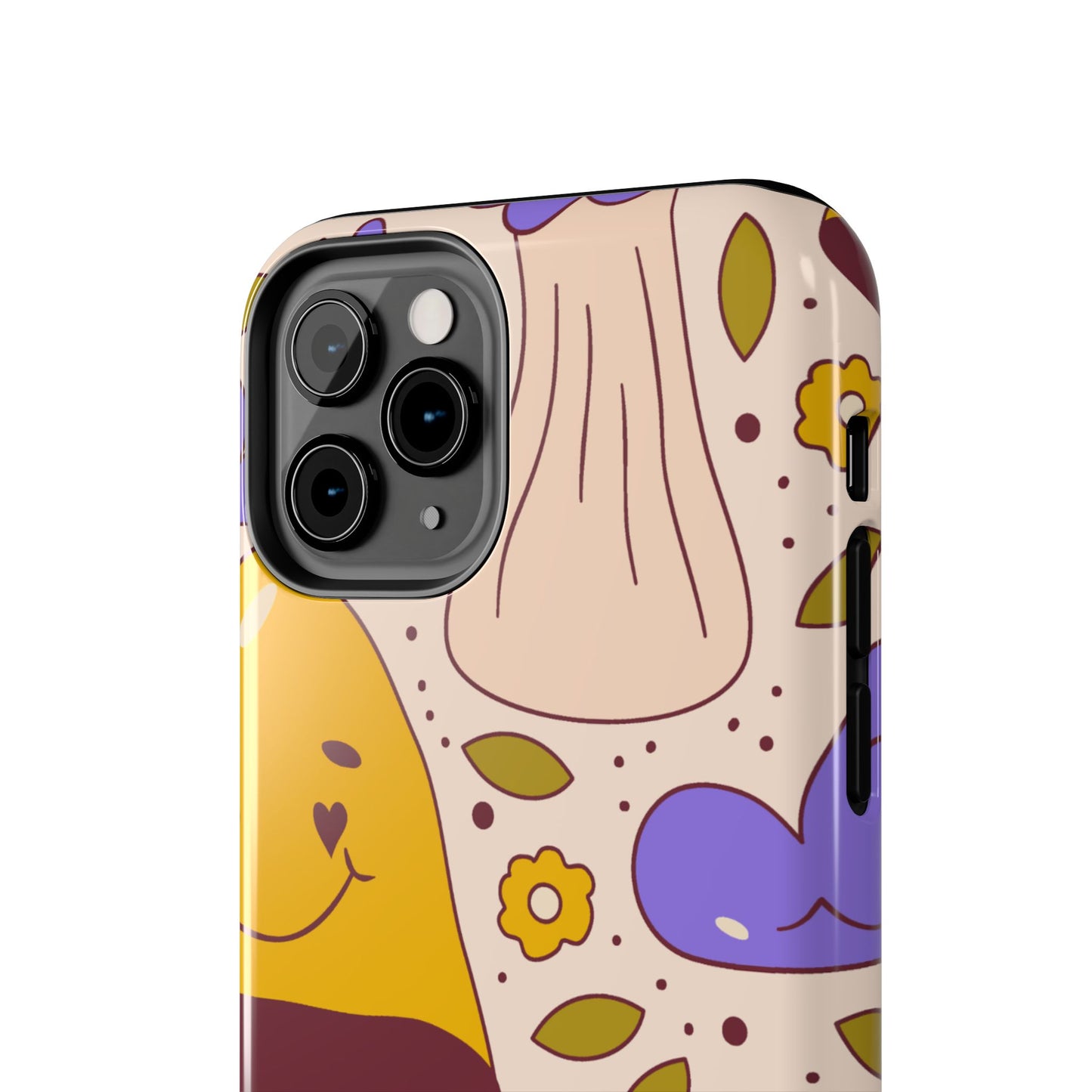 Whimsical Mushroom Phone Case - Tough & Fun Design for Nature Lovers