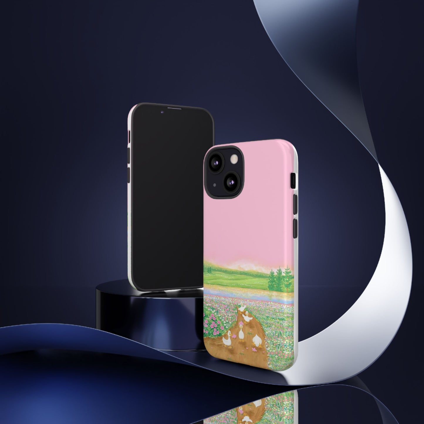 Pastel Floral Phone Case, Tough Cases for Nature Lovers, Cute Phone Accessories, Spring Gifts, Unique Mobile Covers