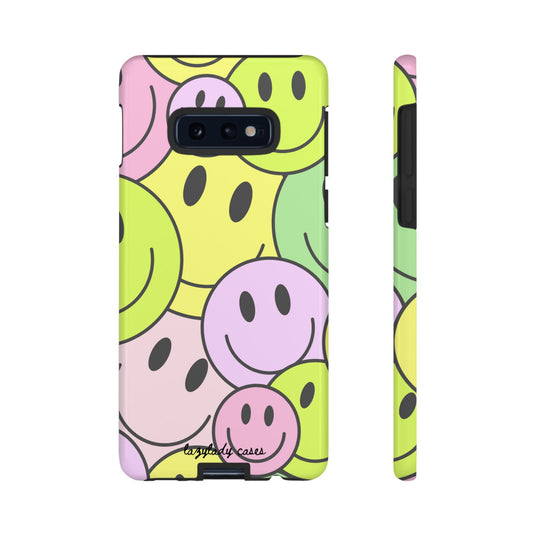 Colorful Smile Face Phone Case - Tough Protection & Fun Design