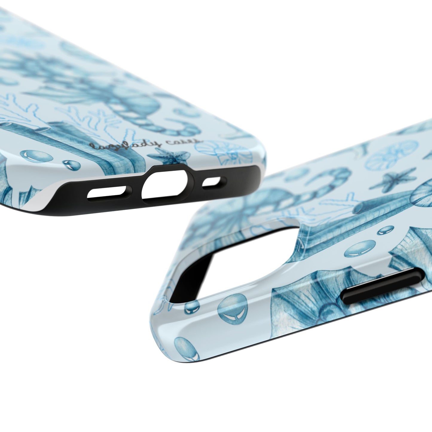 Coastal Seahorse Phone Case - Tough Protection with Beach Vibe