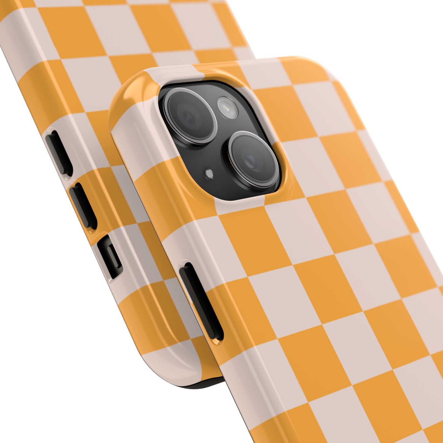 Bright Checkerboard Tough Phone Case - Stylish & Durable Protection
