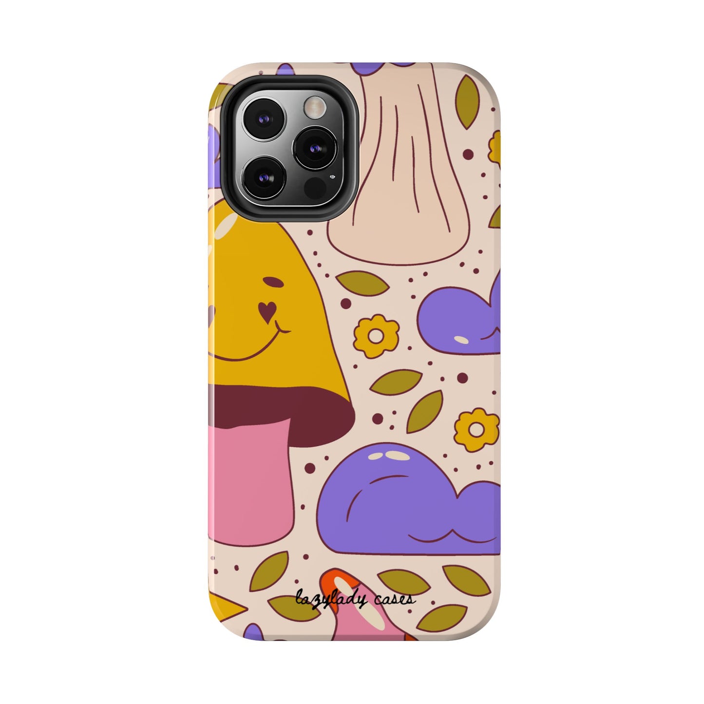 Whimsical Mushroom Phone Case - Tough & Fun Design for Nature Lovers