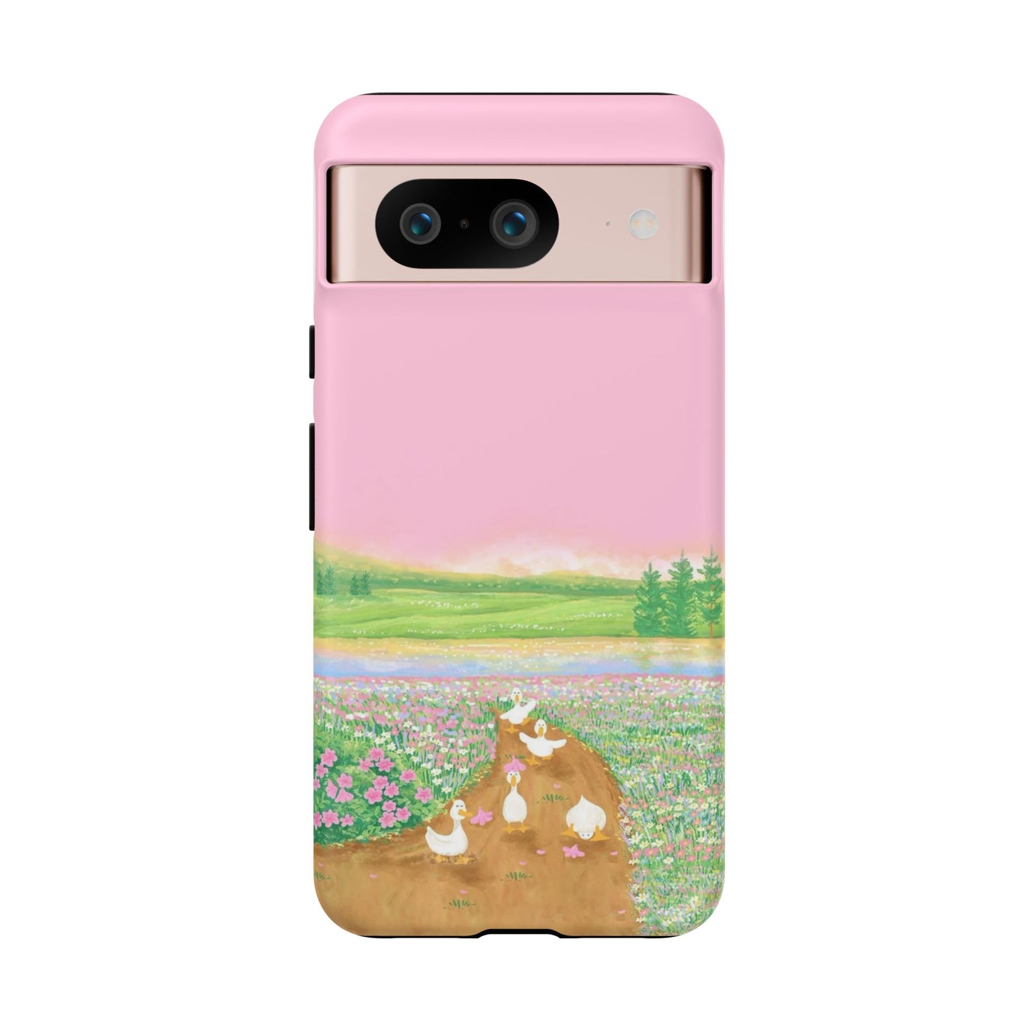 Pastel Floral Phone Case, Tough Cases for Nature Lovers, Cute Phone Accessories, Spring Gifts, Unique Mobile Covers
