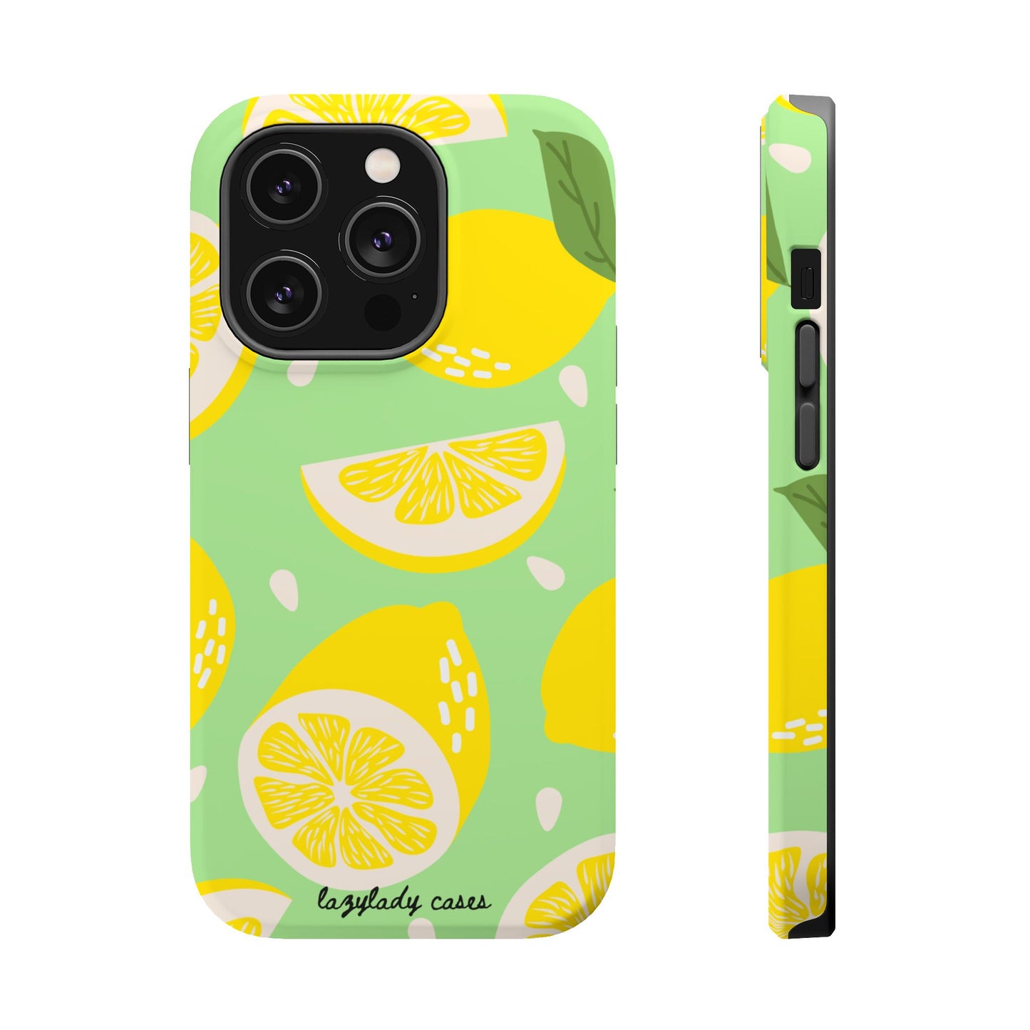 Lemonade Vibe Magnetic Phone Case - Bright Citrus Design for Summer Fun