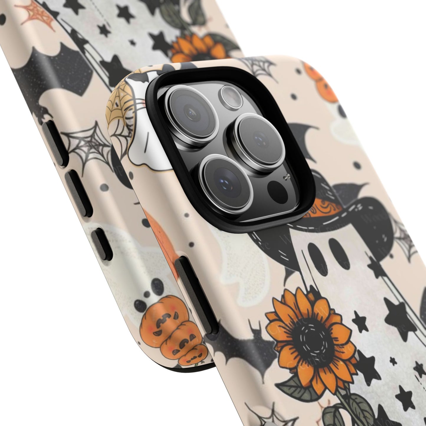 Cute Ghost Phone Case, Halloween Decor, Spooky Gift, Fall Accessories, Pumpkin Lover's Gift, Autumn Vibes, Trick or Treat
