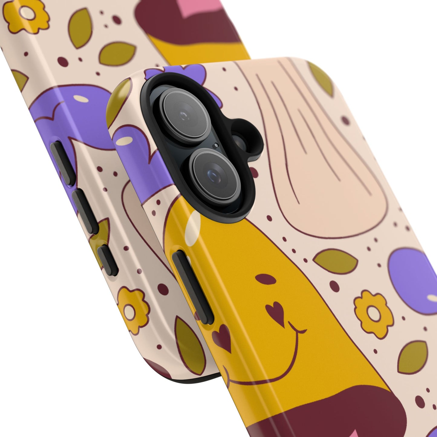 Whimsical Mushroom Phone Case - Tough & Fun Design for Nature Lovers