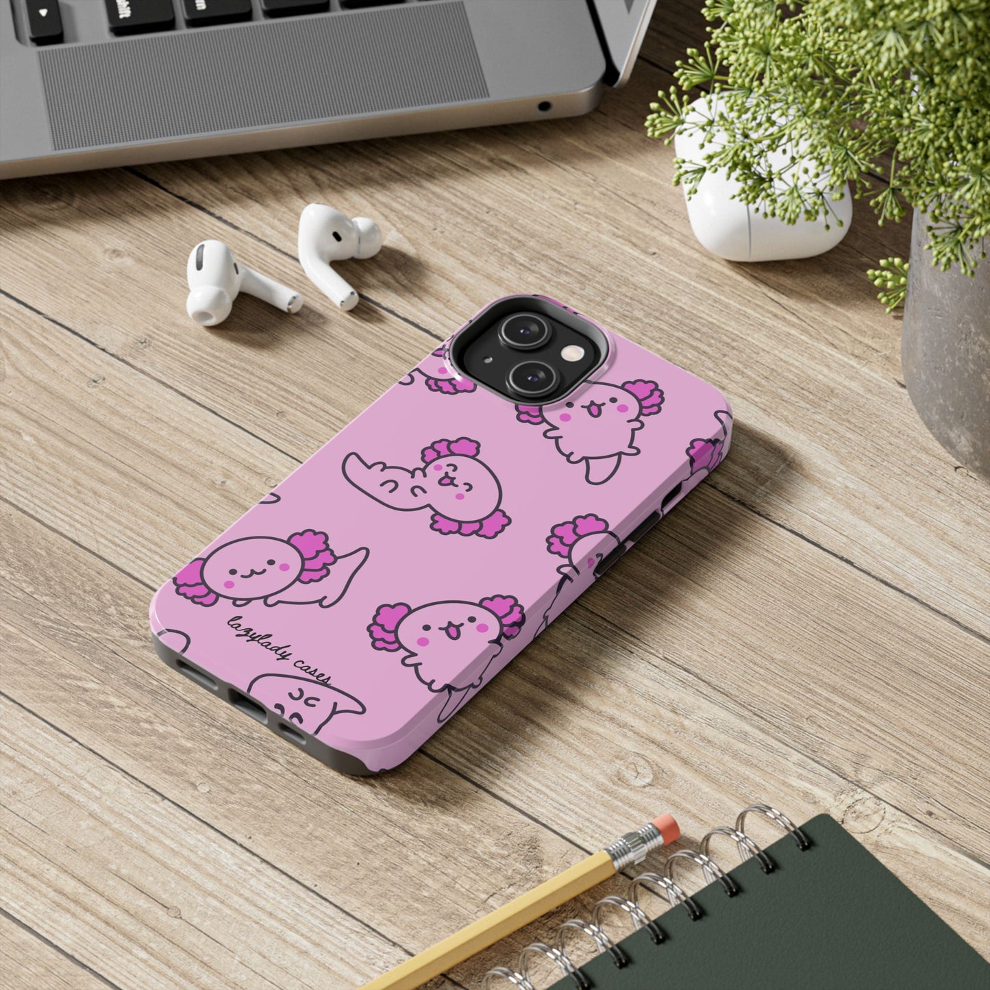 Cute Pink Sea Axo Phone Case - Tough & Stylish