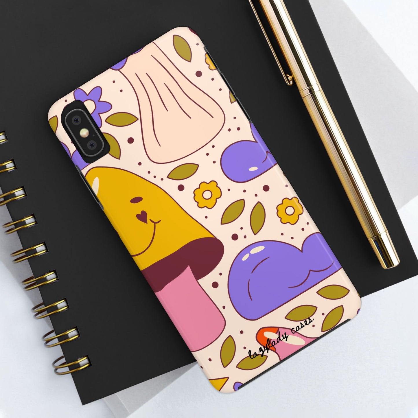 Whimsical Mushroom Phone Case - Tough & Fun Design for Nature Lovers