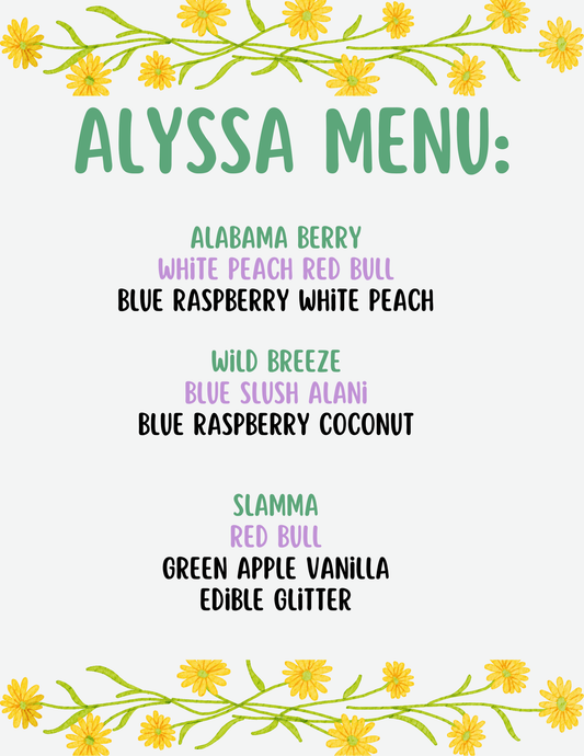 Alyssa Menu