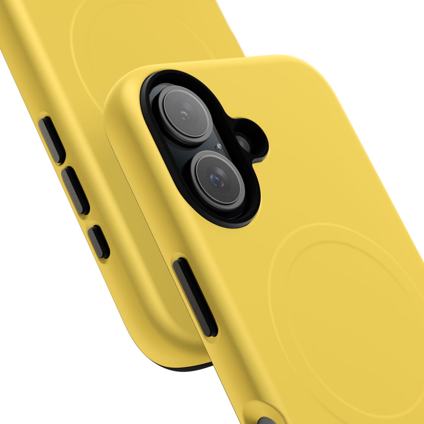 Vibrant Yellow Tough Magnetic Phone Case - Durable Protection & Stylish Design