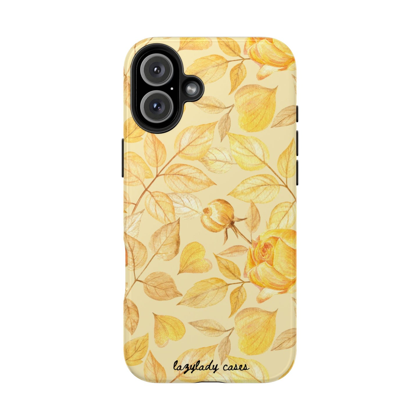 Yellow Dusk Tough Phone Case – Durable Protection with Yellow Roses Design
