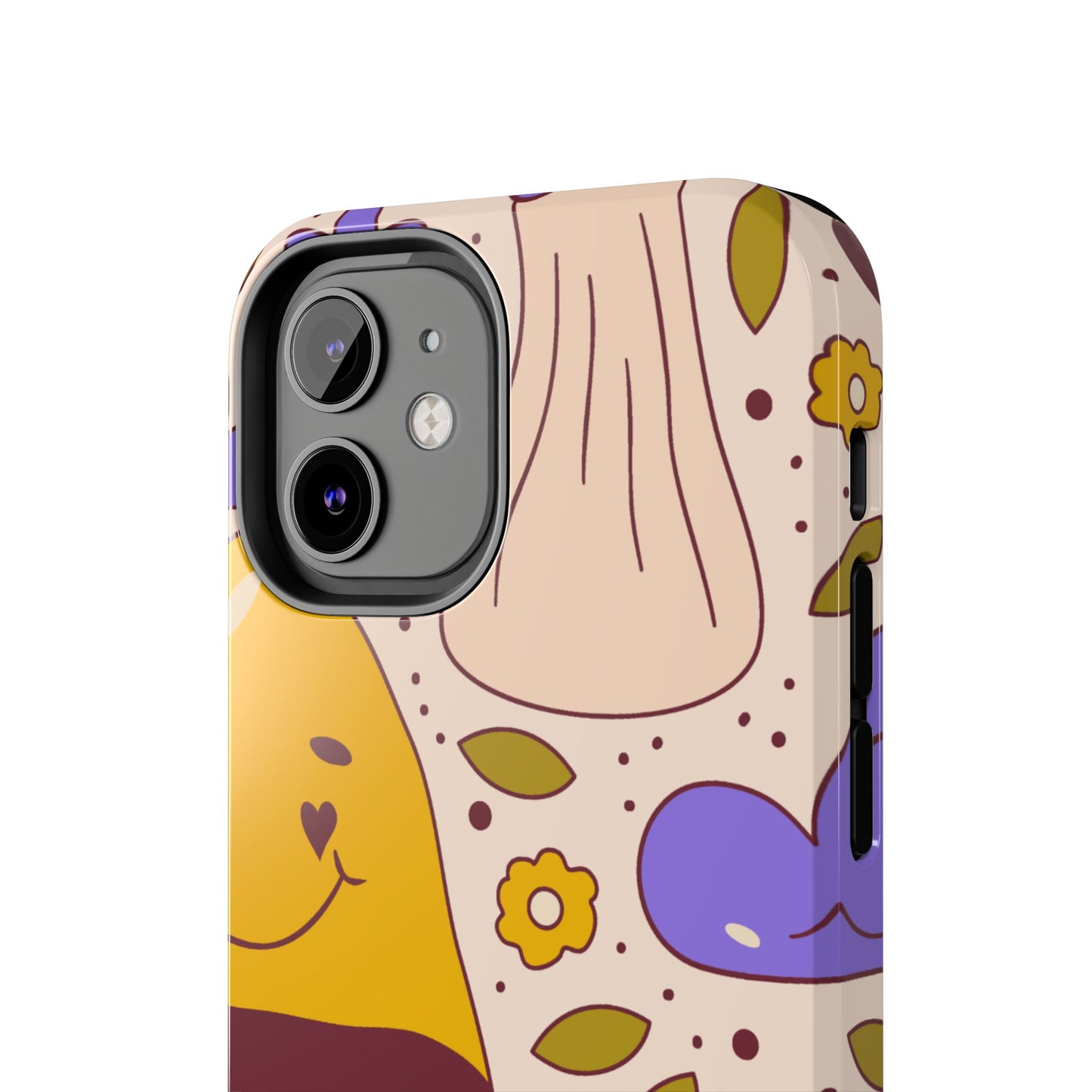 Whimsical Mushroom Phone Case - Tough & Fun Design for Nature Lovers