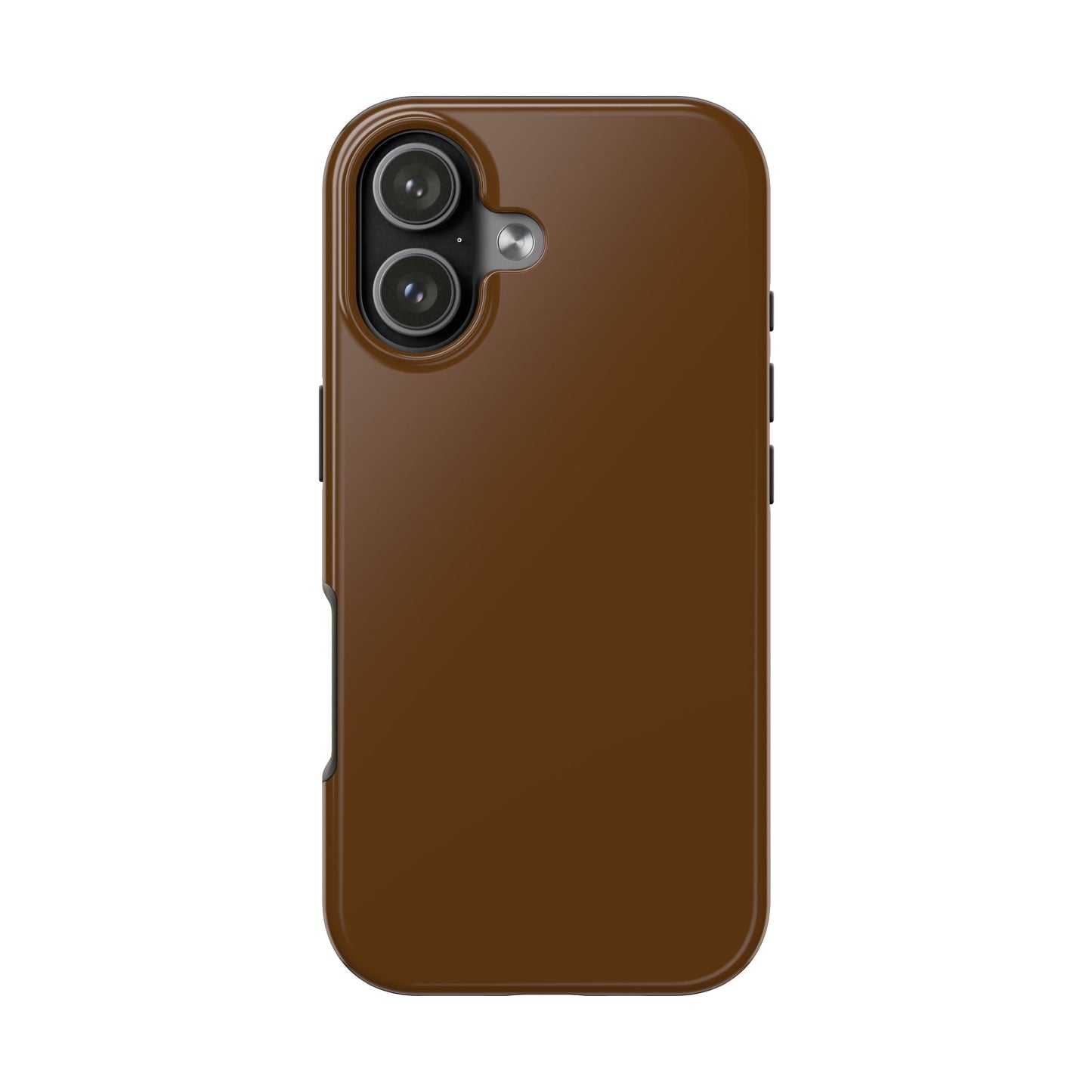 Brown Tough Phone Case — Rugged Shockproof iPhone Cover