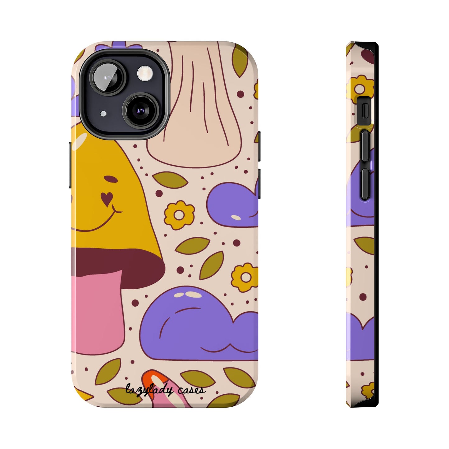 Whimsical Mushroom Phone Case - Tough & Fun Design for Nature Lovers