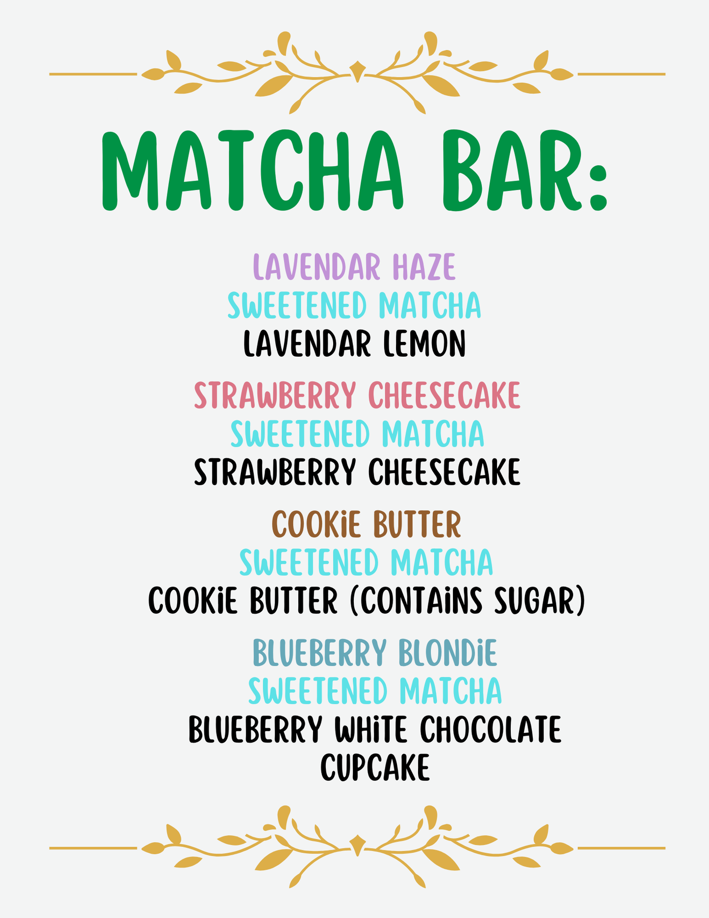 Matcha Bar