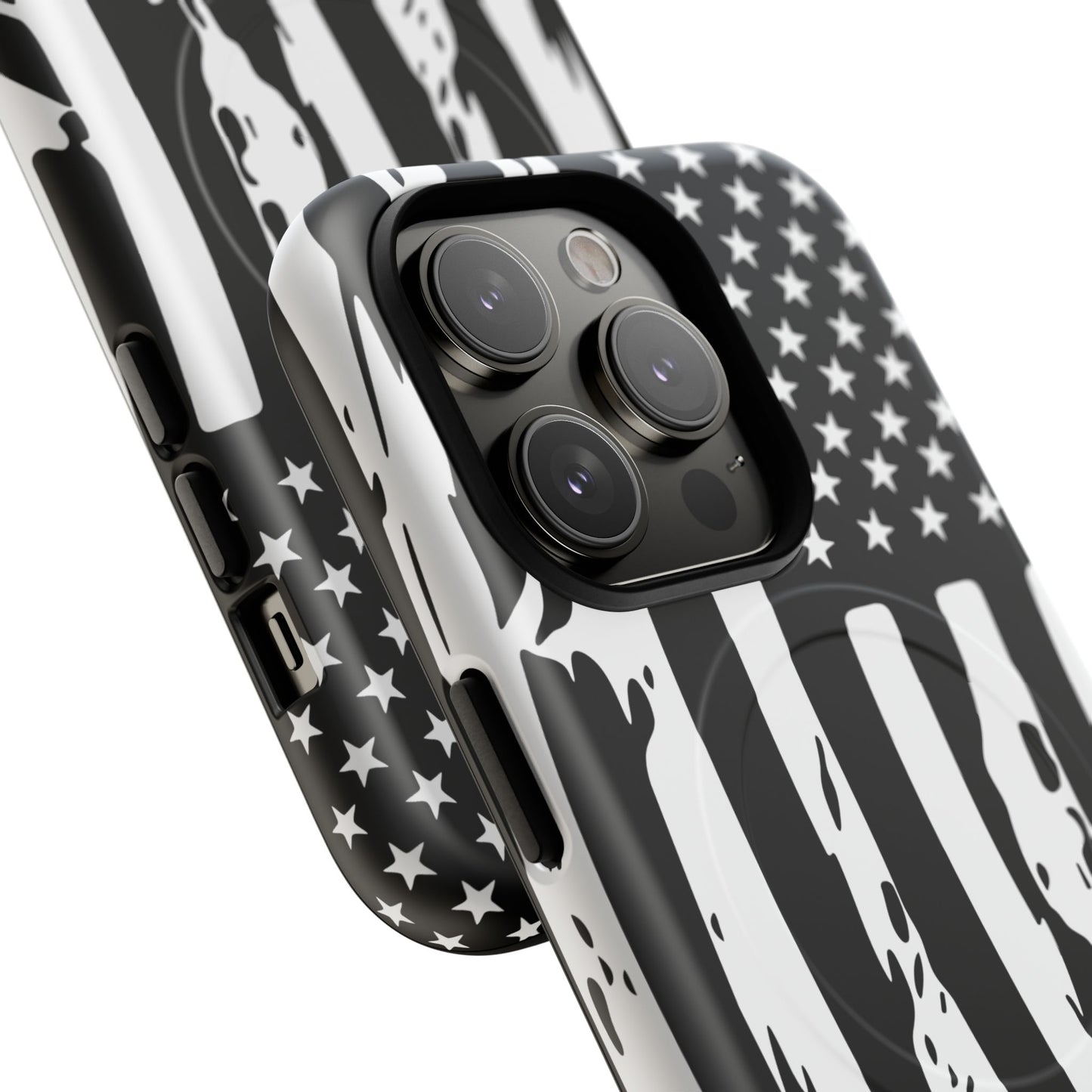 Tough Magnetic Phone Case - Vintage American Flag Design
