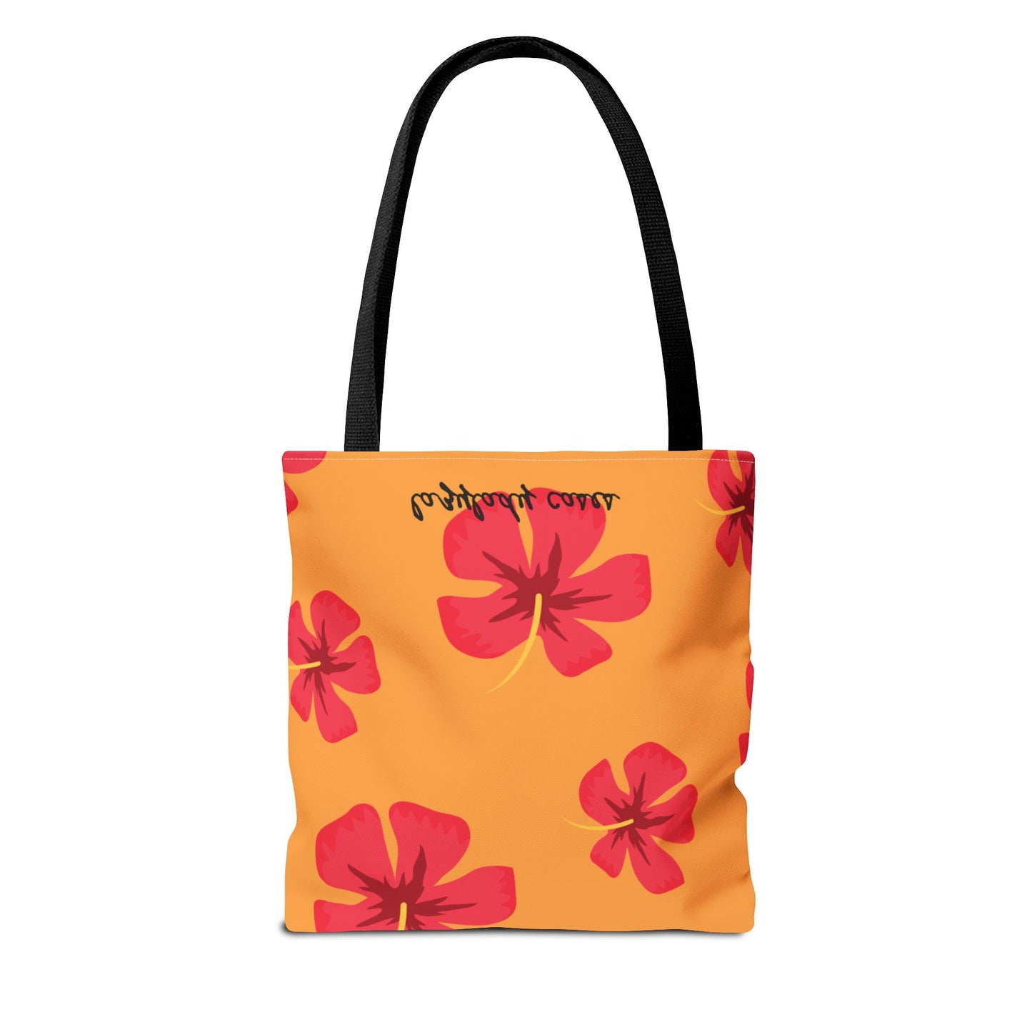 Tote Bag with Vibrant Floral Design - Perfect for Spring and Summer