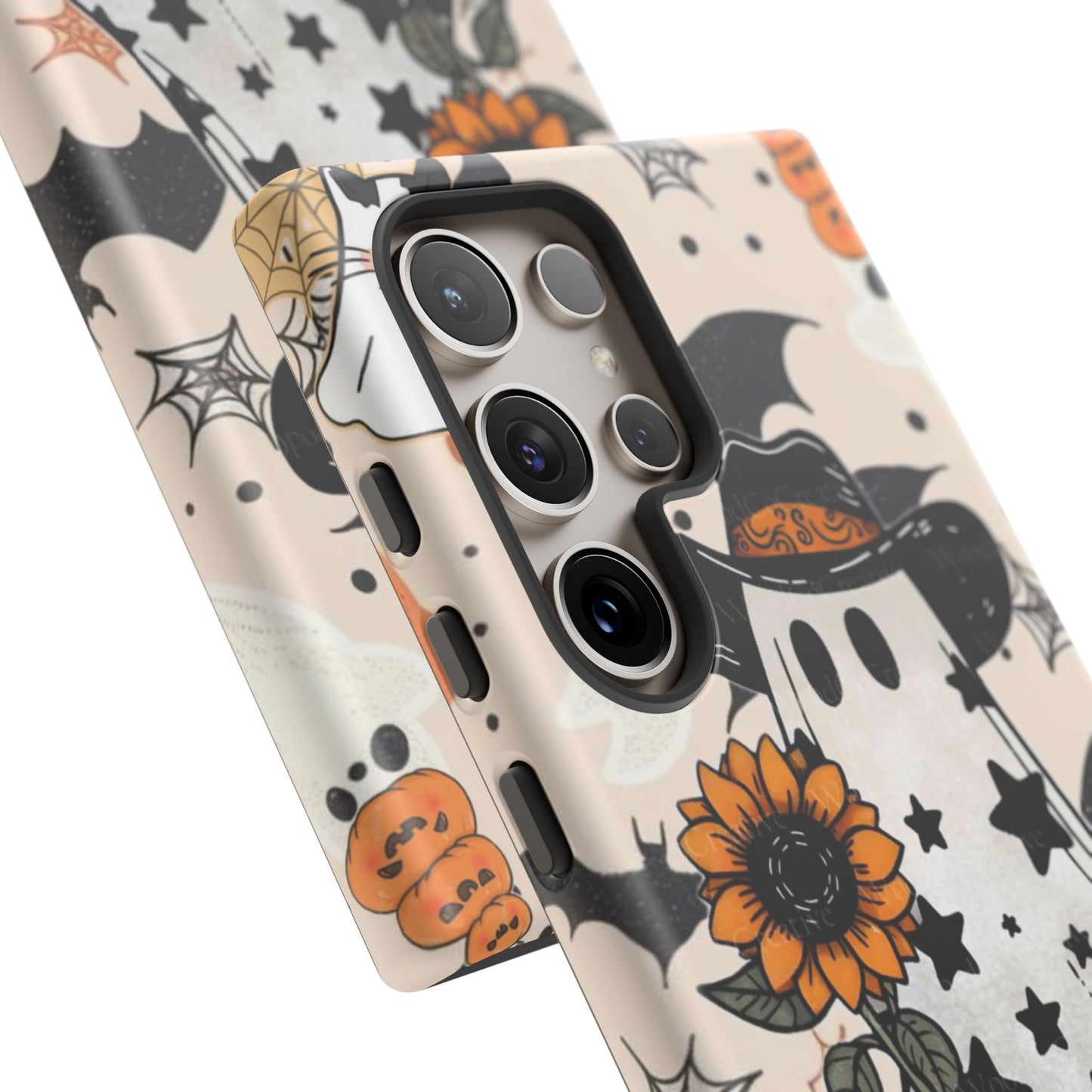 Cute Ghost Phone Case, Halloween Decor, Spooky Gift, Fall Accessories, Pumpkin Lover's Gift, Autumn Vibes, Trick or Treat