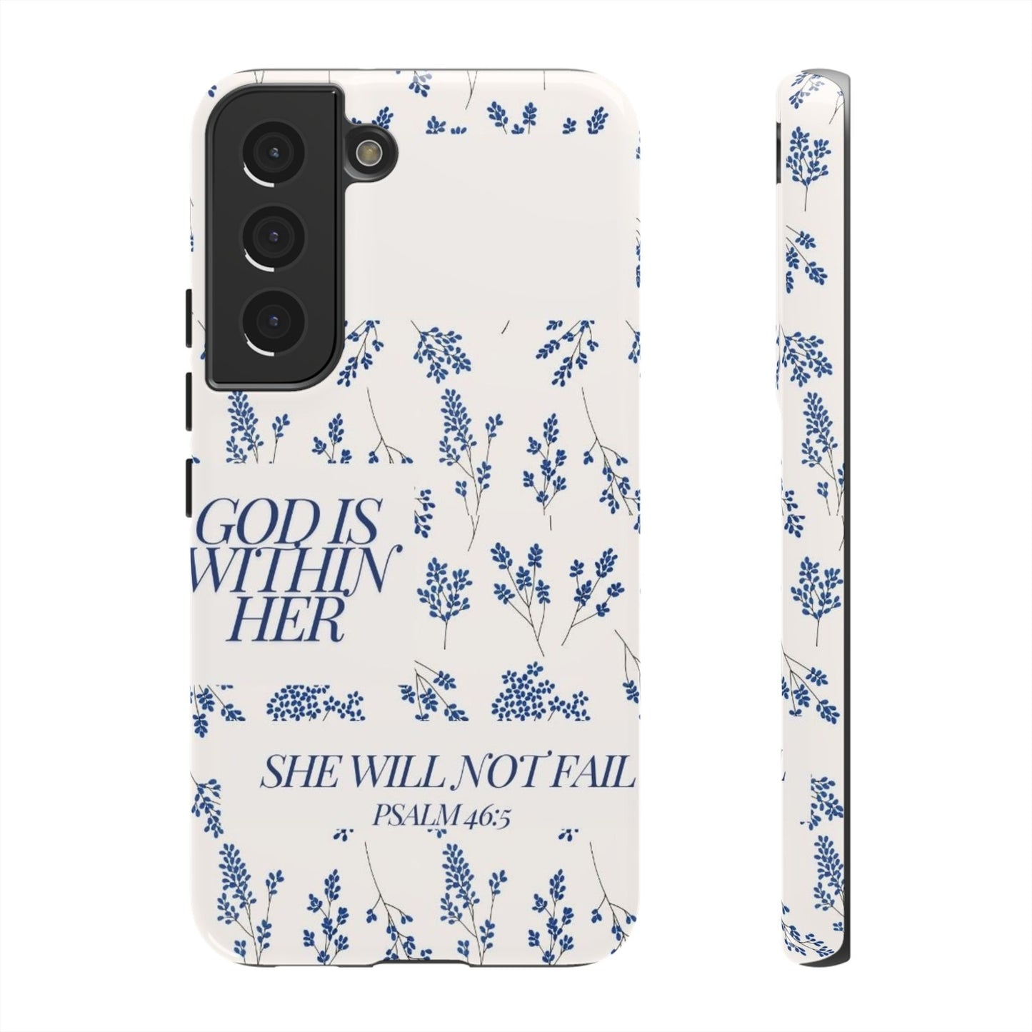Within Her Cases - Floral Phone Case with Inspirational Quote, Motivational Gifts for Her, Bible Verse Design, Durable Case for iPhone, [...]