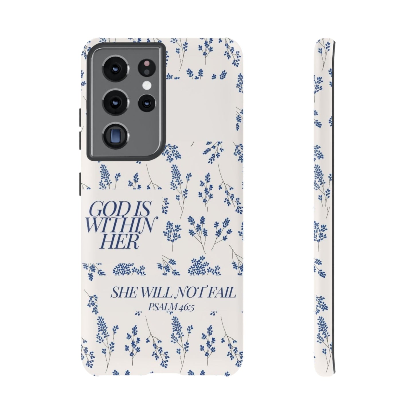 Within Her Cases - Floral Phone Case with Inspirational Quote, Motivational Gifts for Her, Bible Verse Design, Durable Case for iPhone, [...]
