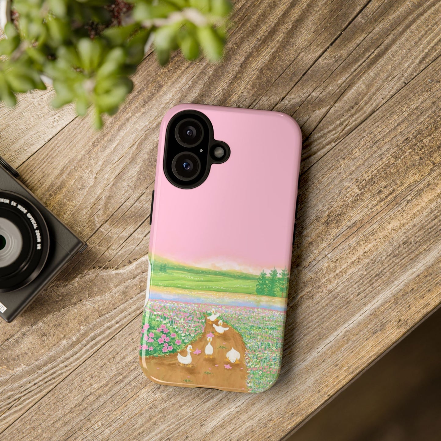 Pastel Floral Phone Case, Tough Cases for Nature Lovers, Cute Phone Accessories, Spring Gifts, Unique Mobile Covers