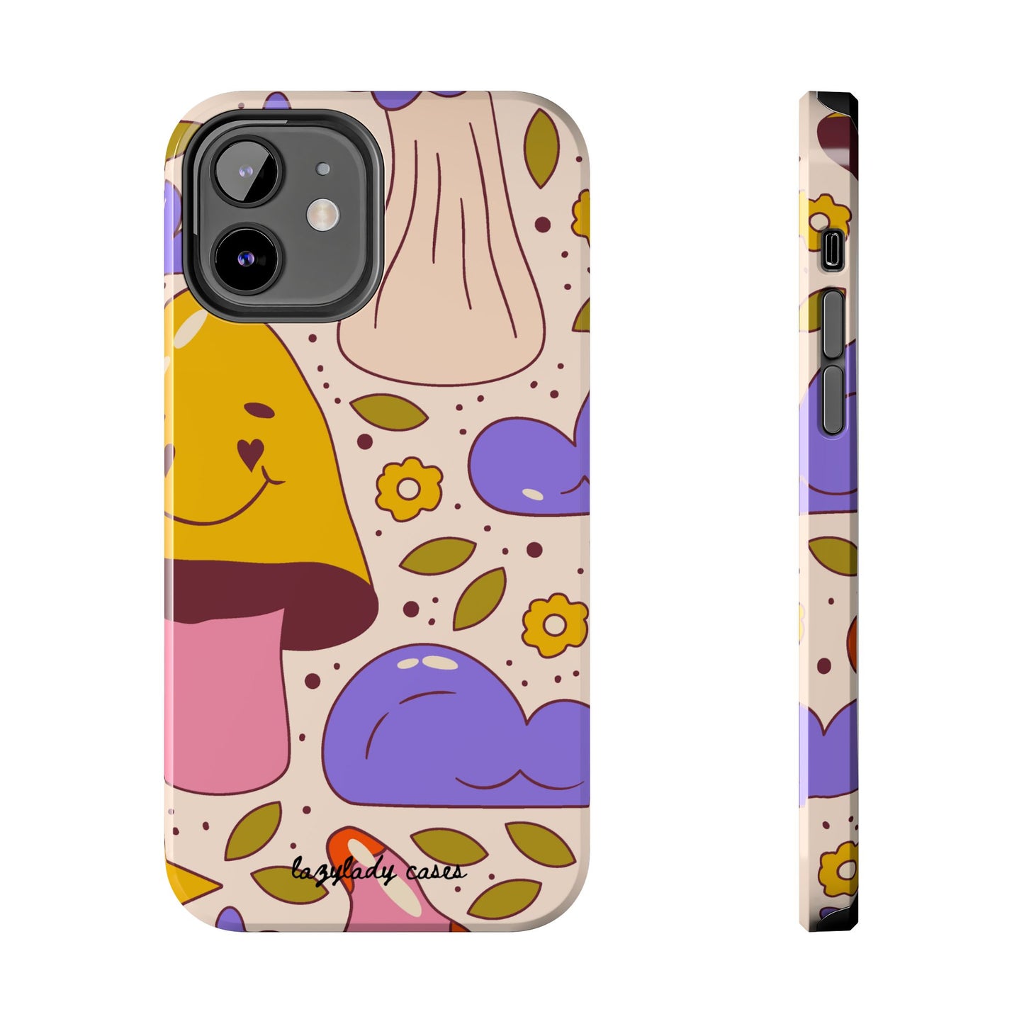 Whimsical Mushroom Phone Case - Tough & Fun Design for Nature Lovers