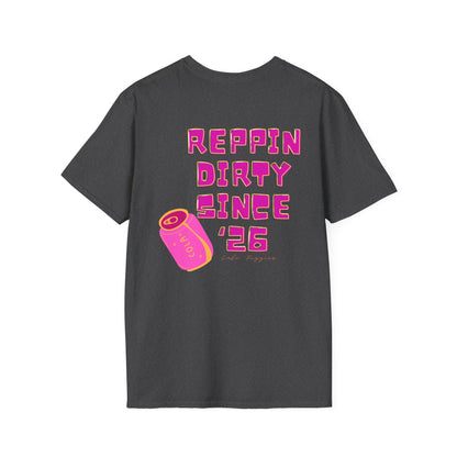 Cafe Fizzies T-Shirt — Retro Pink Cafe Logo Tee for Coffee Lovers