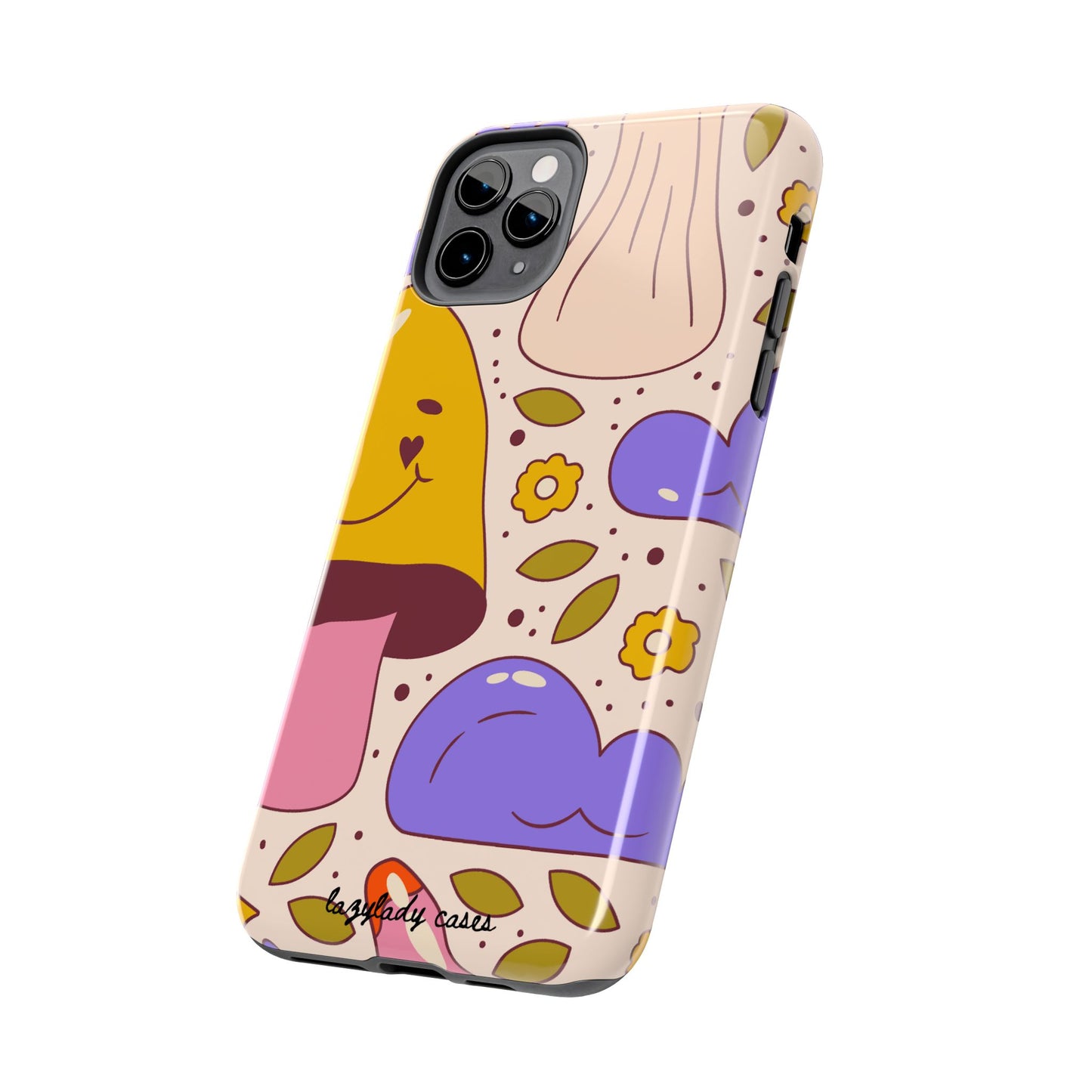 Whimsical Mushroom Phone Case - Tough & Fun Design for Nature Lovers
