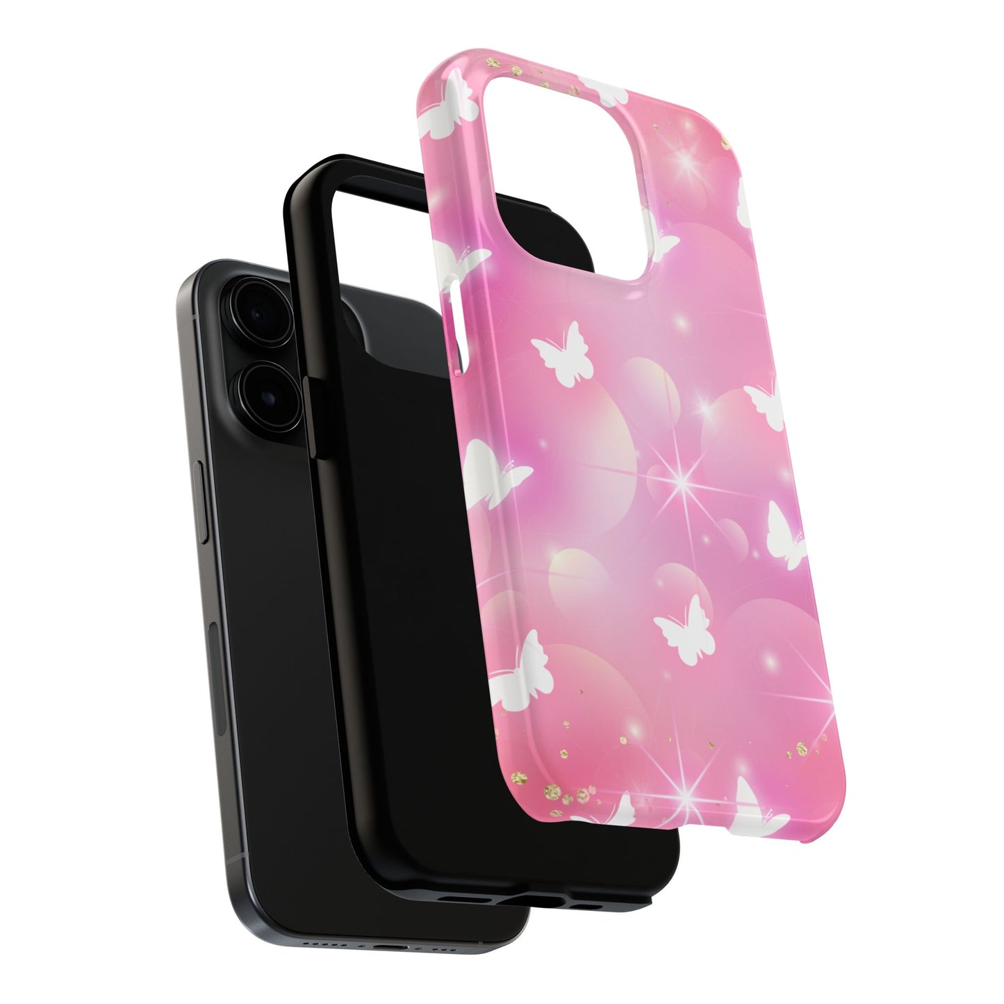 Butterfly Bloom Tough Phone Cases, Stylish Protection, Gifts for Her, Trendy Accessories, Spring Vibe, Phone Cover