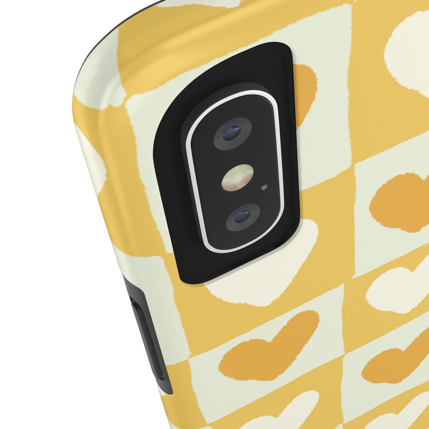 Heart Pattern Tough Phone Case - Cute & Durable for Everyday Use