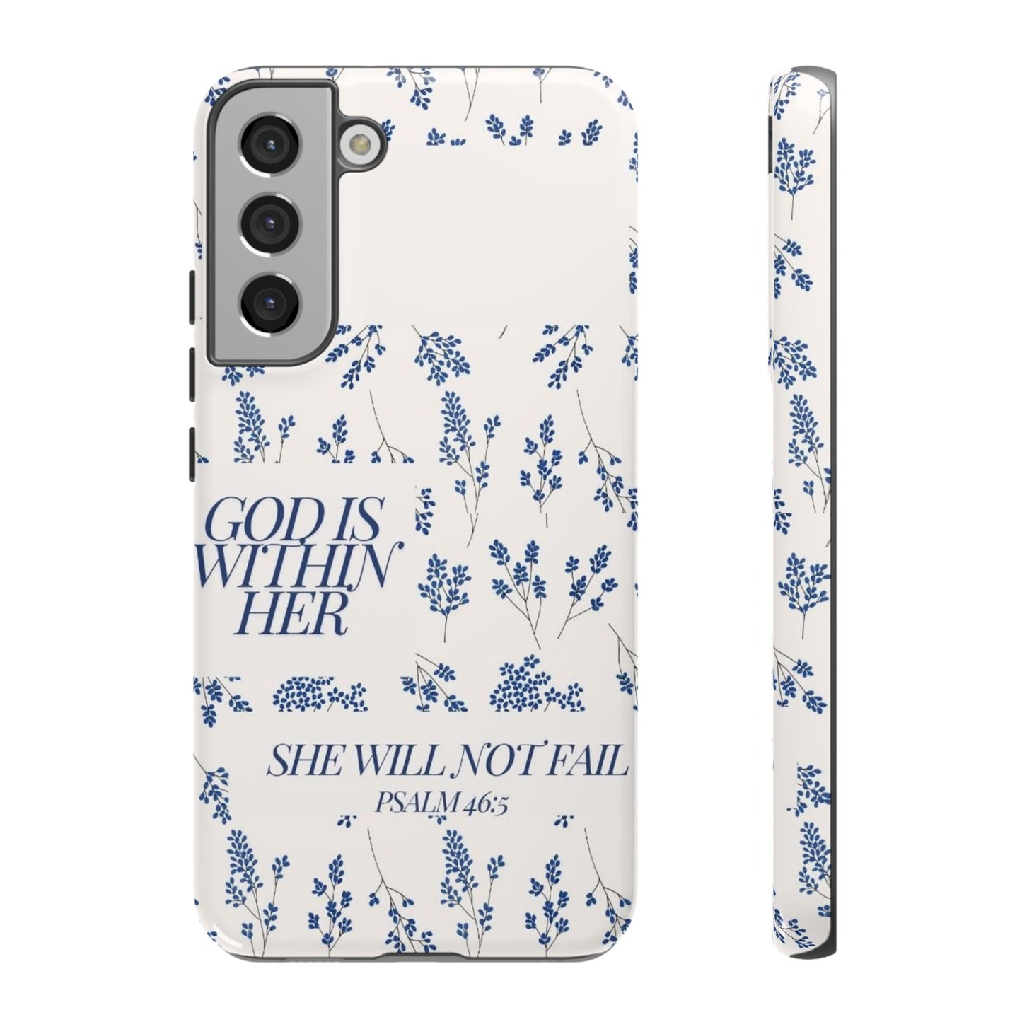Within Her Cases - Floral Phone Case with Inspirational Quote, Motivational Gifts for Her, Bible Verse Design, Durable Case for iPhone, [...]