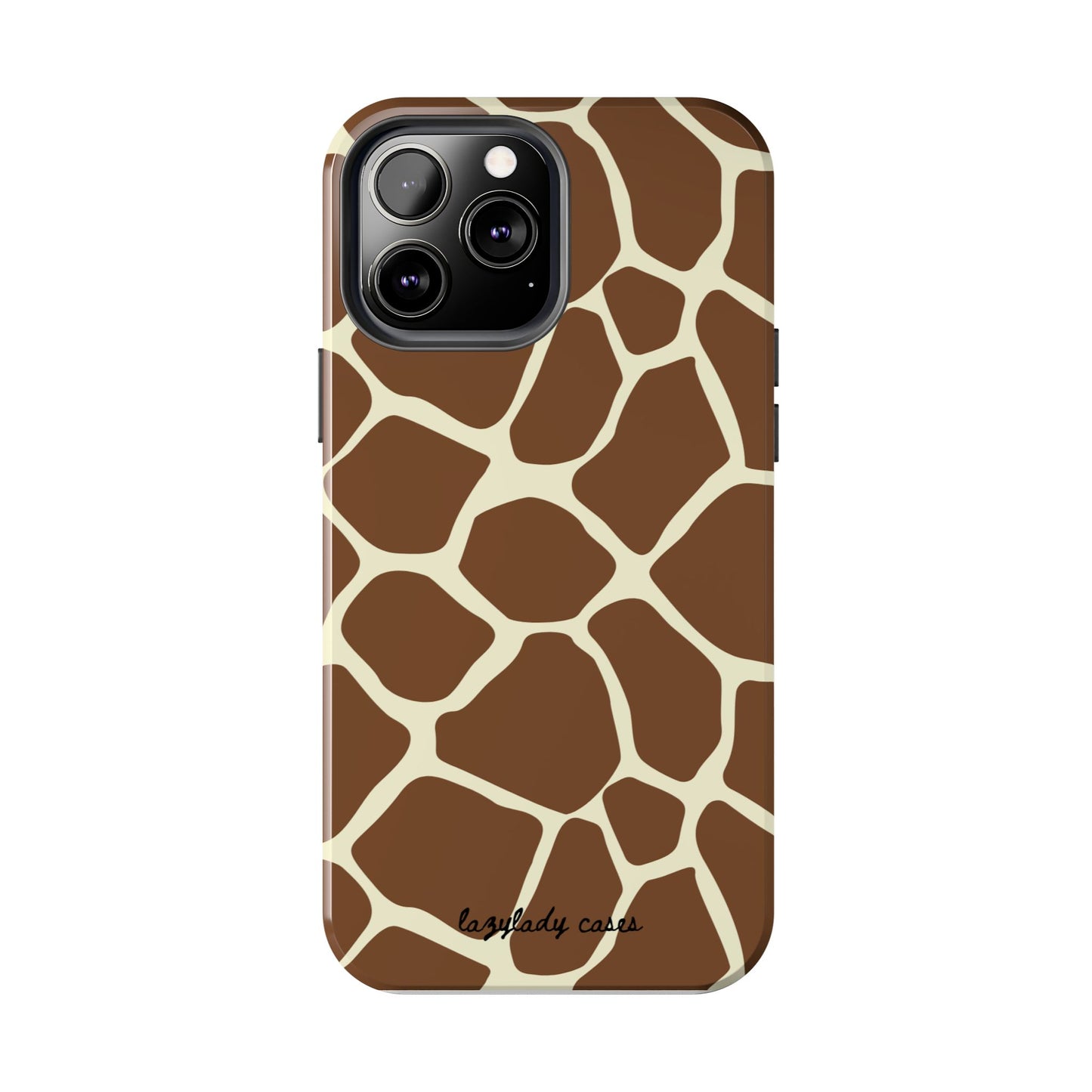 Giraffe Print Tough Phone Case for Animal Lovers