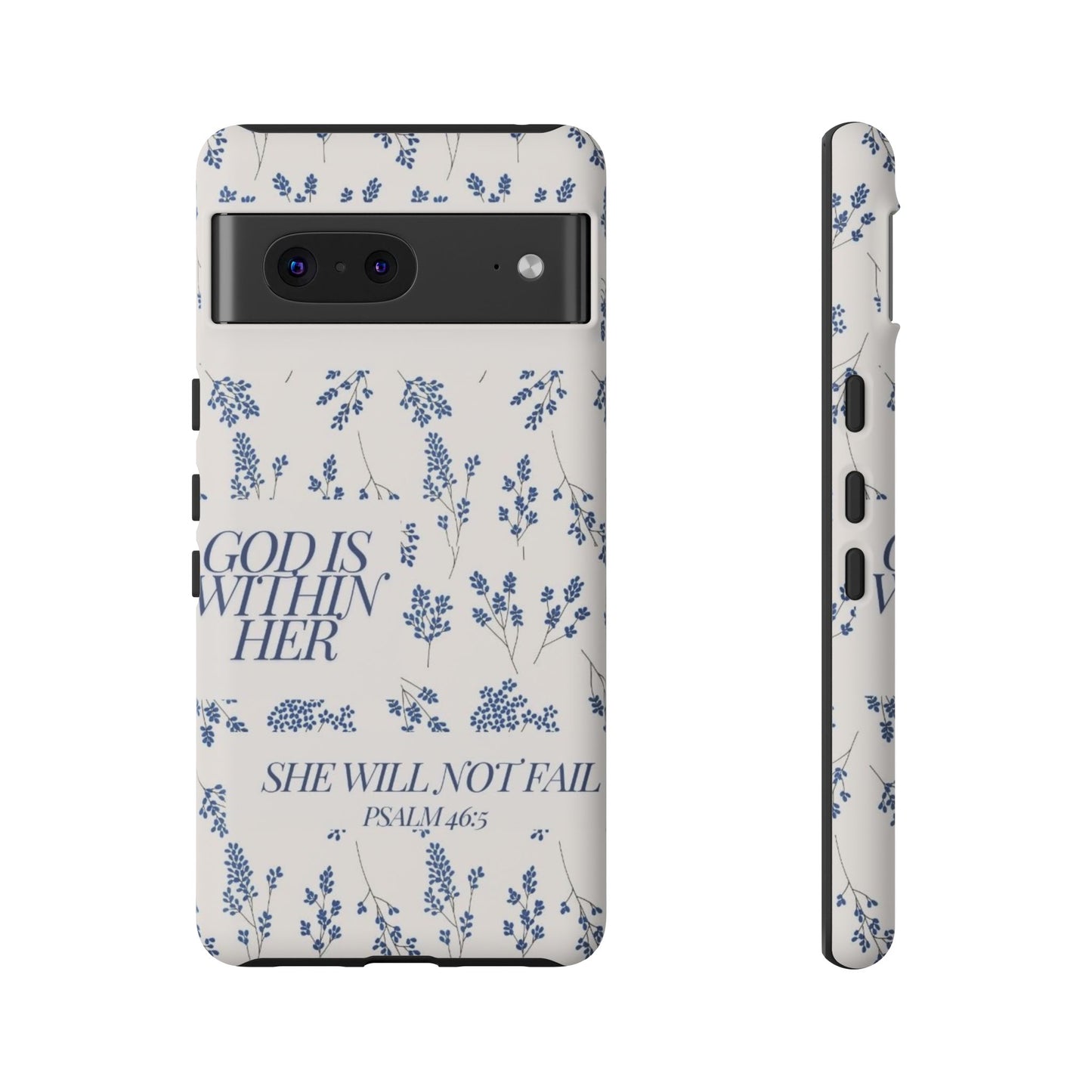 Within Her Cases - Floral Phone Case with Inspirational Quote, Motivational Gifts for Her, Bible Verse Design, Durable Case for iPhone, [...]