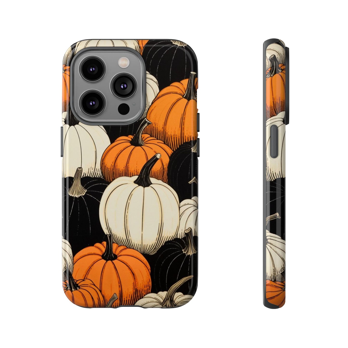 Pumpkin Phone Case, Fall Decor, Halloween Gift, Autumn Aesthetic, Pumpkin Lovers, Cute Phone Cover