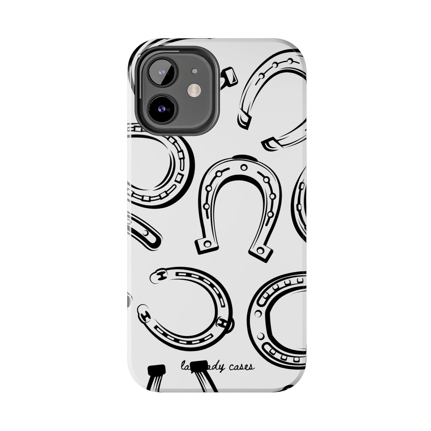 Horseshoe Tough Phone Case - Stylish Protection for Equestrian Lovers