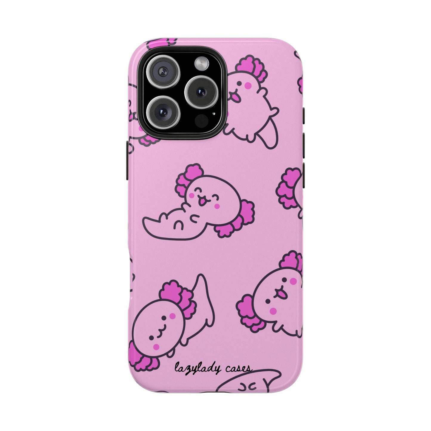 Cute Pink Sea Axo Phone Case - Tough & Stylish