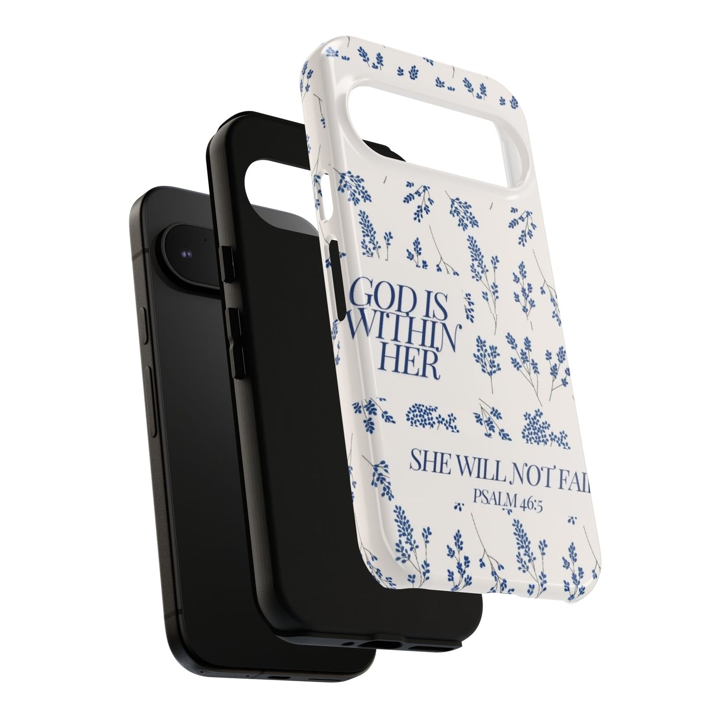 Within Her Cases - Floral Phone Case with Inspirational Quote, Motivational Gifts for Her, Bible Verse Design, Durable Case for iPhone, [...]
