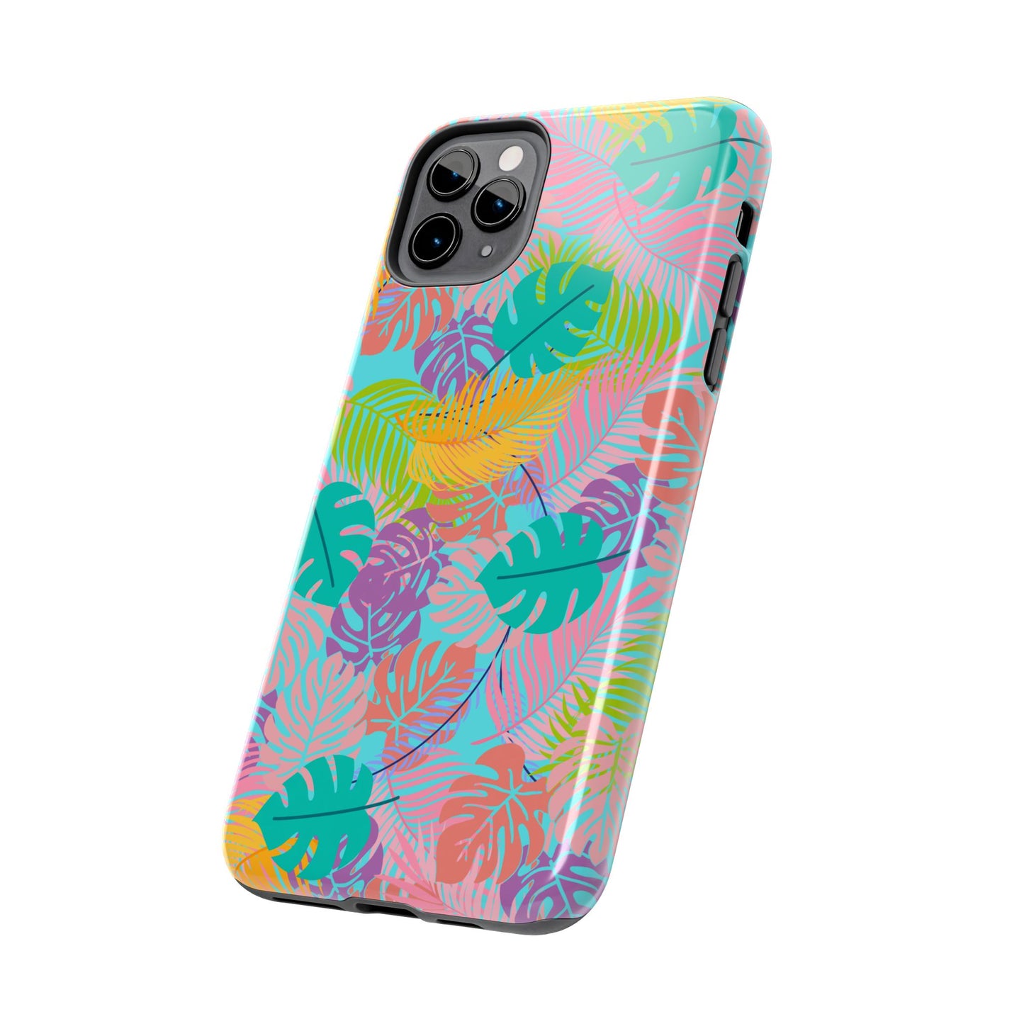 Tropical Jungle Phone Case - Funky Floral Design, Summer Accessory, Phone Protection, Gift for Nature Lovers, Stylish Phone Cover
