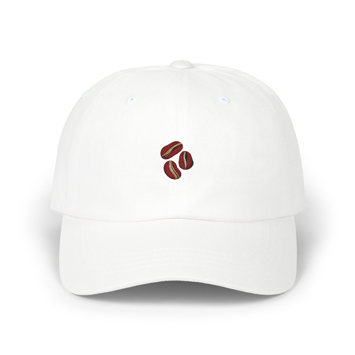 Coffee Bean Cap — Embroidered Micro Beans Baseball Hat